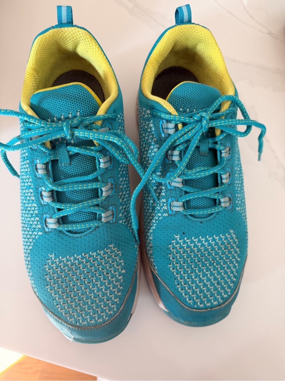 Orthofeet Women’s 986 Walking Shoes – Turquoise – Size 10.5 Wide (D)